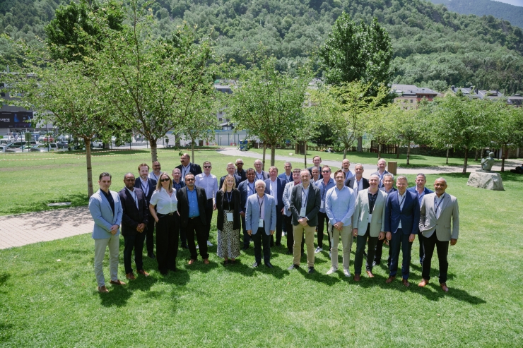 Els representants dels operadors que han participat en la darrera edició del Teleforum que s'ha celebrat a Andorra.